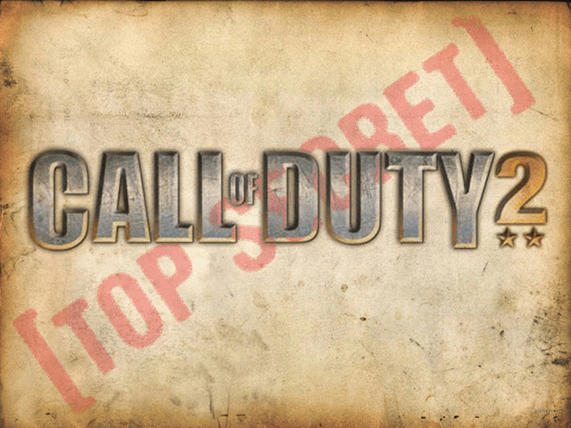 Call of Duty 2: Big Red One title screen for Xbox
